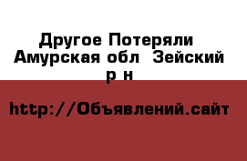 Другое Потеряли. Амурская обл.,Зейский р-н